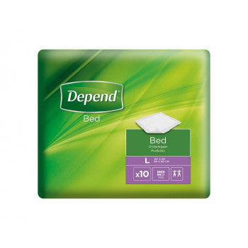 Depend Bed Protect Large 60x90 cm incontinence pads 10 pcs
