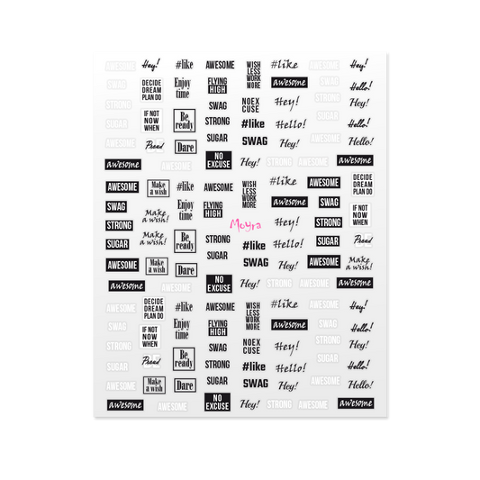 MOYRA nail stickers 11
