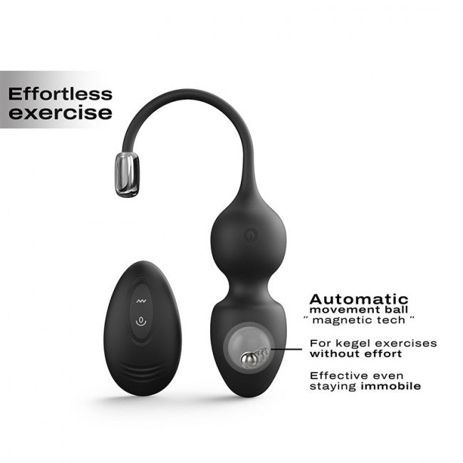 Dorcel Love Balls Vibrating Kegel Balls with Remote Control Black