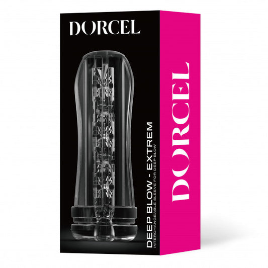 Dorcel Deep Blow Extrem Sleeve for Masturbator Transparent