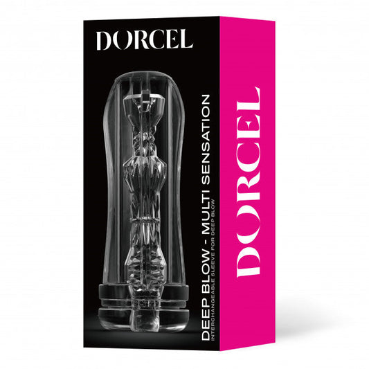 Dorcel Deep Blow Multi Sensation Sleeve for Masturbator Transparent