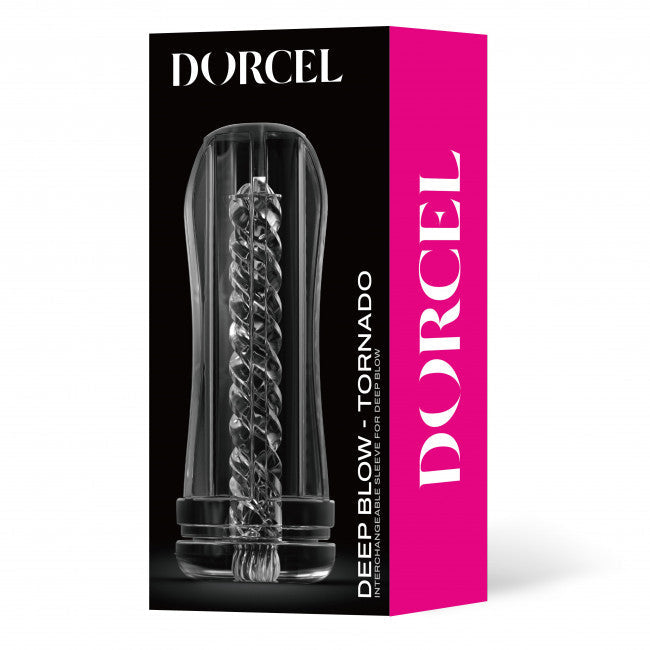 Dorcel Deep Blow Tornado Sleeve for Masturbator Transparent
