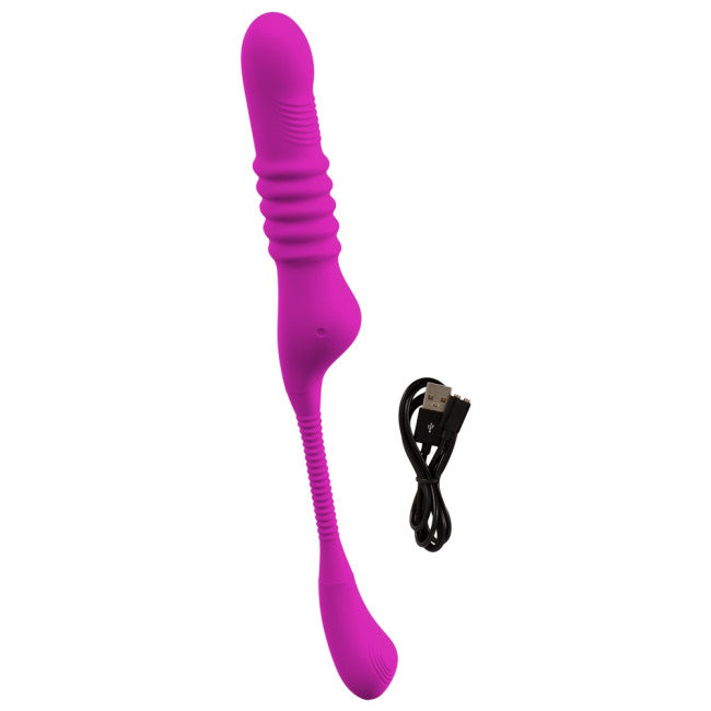 Javida 3 Function Vibrator with Bendable Arm Purple