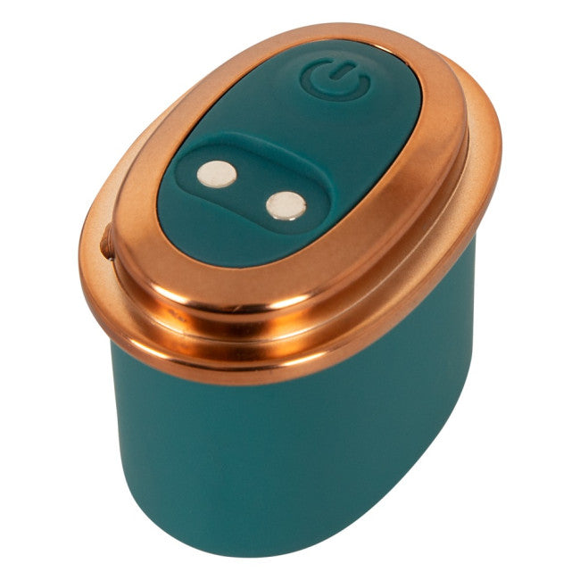 Coup!es Choice RC Mini Vibrator with 4 Attachments Green