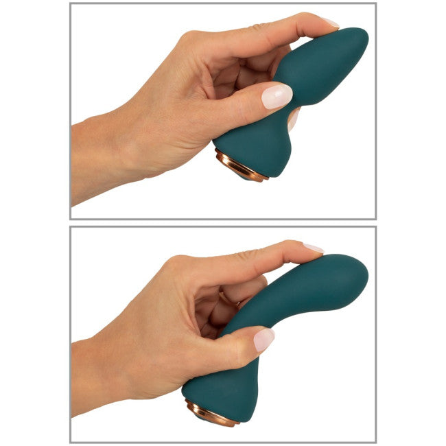 Coup!es Choice RC Mini Vibrator with 4 Attachments Green
