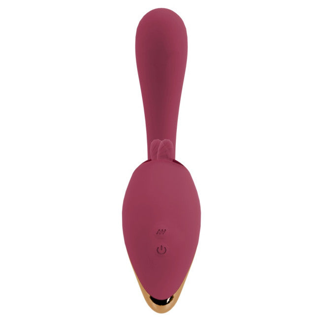 Javida 2 Function Vibrator Vibration & Licking Purple