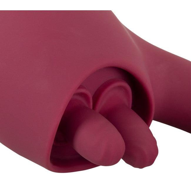 Javida 2 Function Vibrator Vibration & Licking Purple
