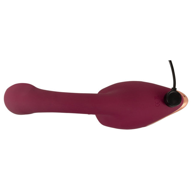Javida 2 Function Vibrator Vibration & Licking Purple