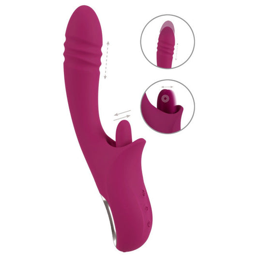 Javida Licking & Thrusting Vibrator Purple