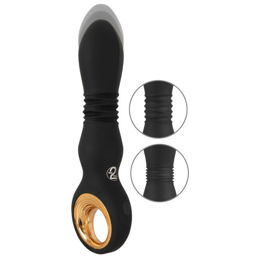 Eternal Strong Thrusting Vibrator Black