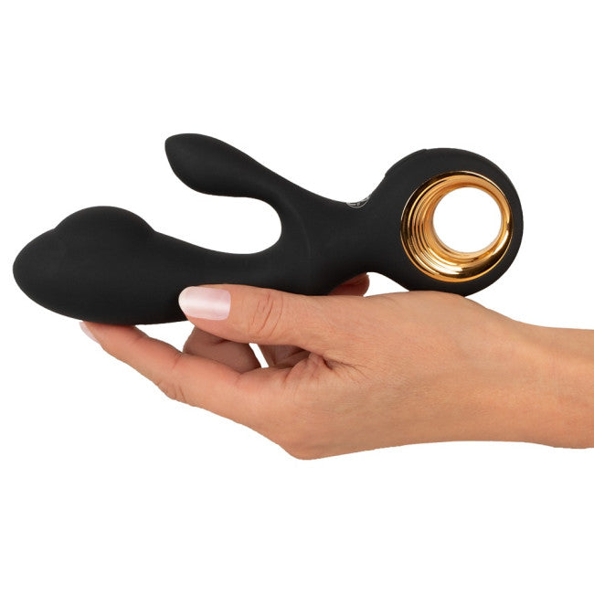 Eternal Inflatable Rabbit Vibrator Black