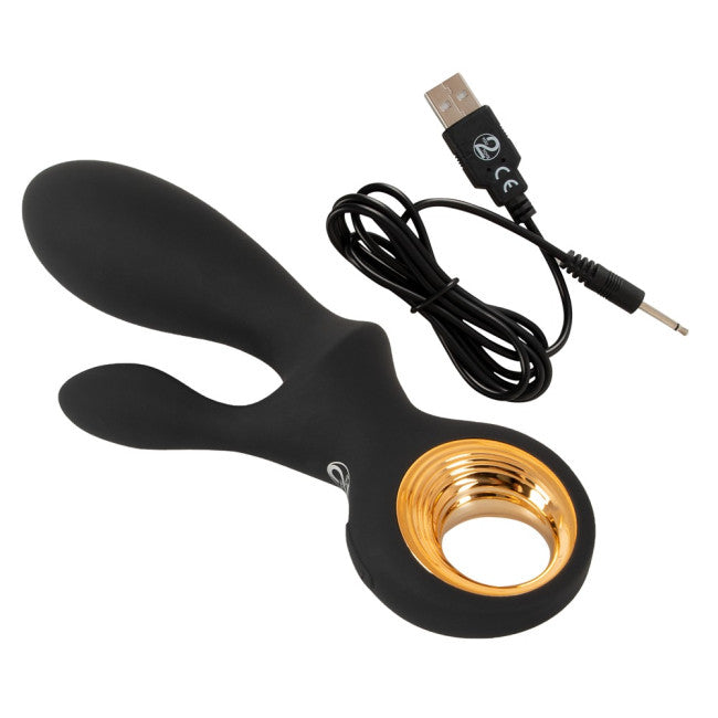 Eternal Inflatable Rabbit Vibrator Black