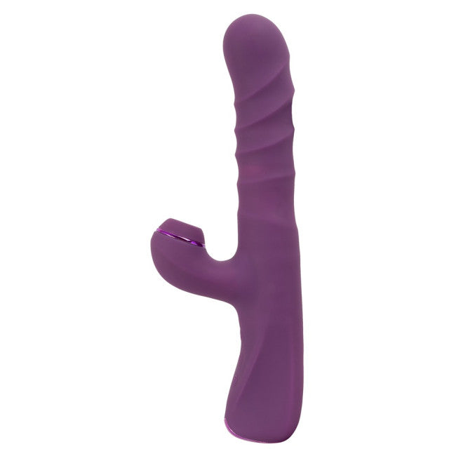 Javida 3 Function Vibration & Thrusting & Thumping Rabbit Vibrator Purple