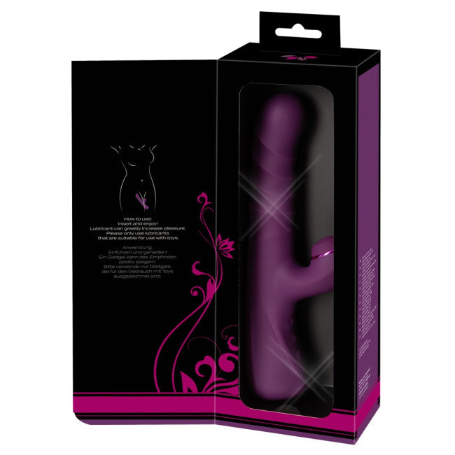 Javida 3 Function Vibration & Thrusting & Thumping Rabbit Vibrator Purple