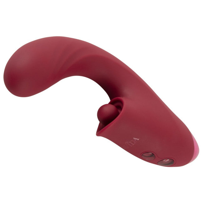 Javida 3 Function Vibrator Thrusting & Thumping Red