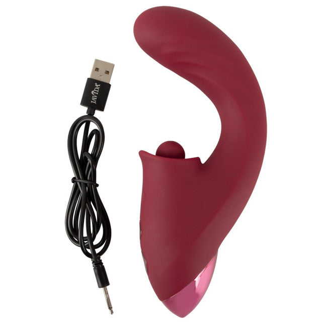 Javida 3 Function Vibrator Thrusting & Thumping Red