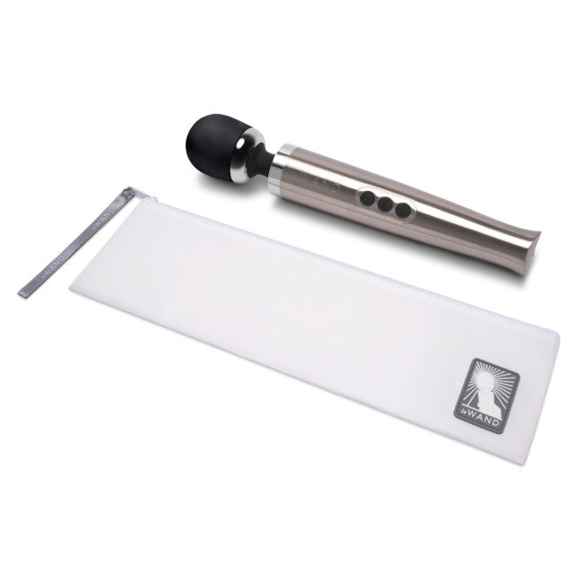 Le Wand Die Cast Rechargeable Vibrating Massager Silver