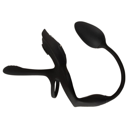 Coup!es Choice RC Multi Function Couples Vibrator Black