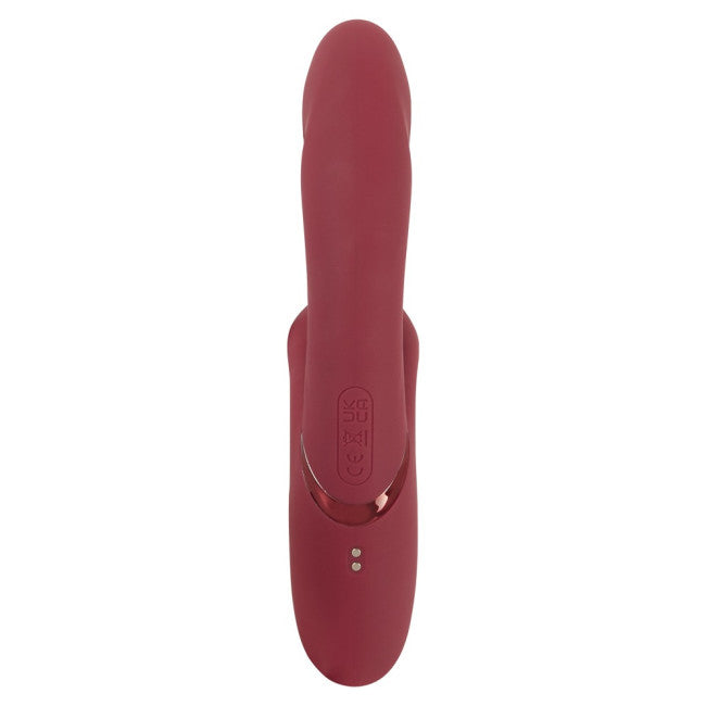 Javida 2 Function Rabbit Vibrator Vibration & Thumping Red