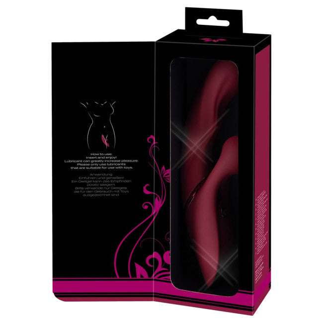 Javida 2 Function Rabbit Vibrator Vibration & Thumping Red