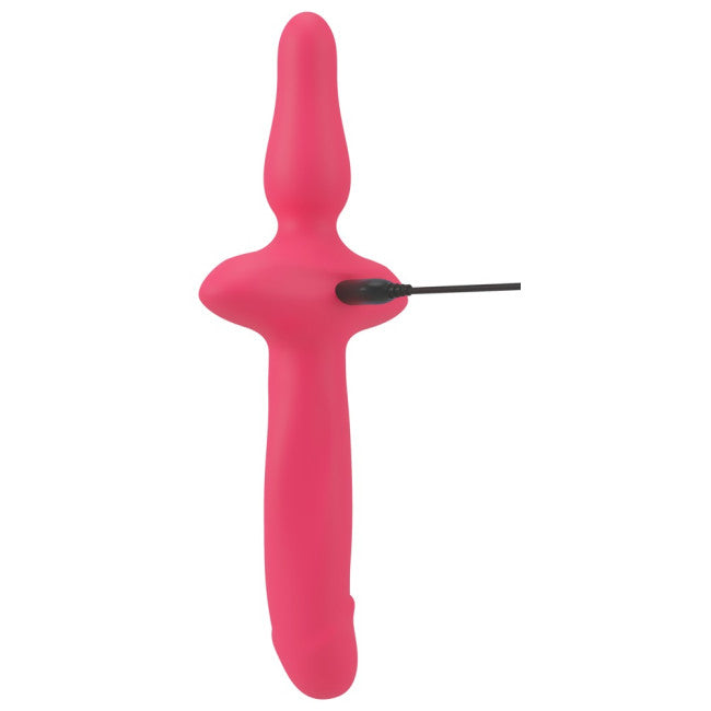 Coup!es Choice 2in1 Vibrator + Butt Plug Pink