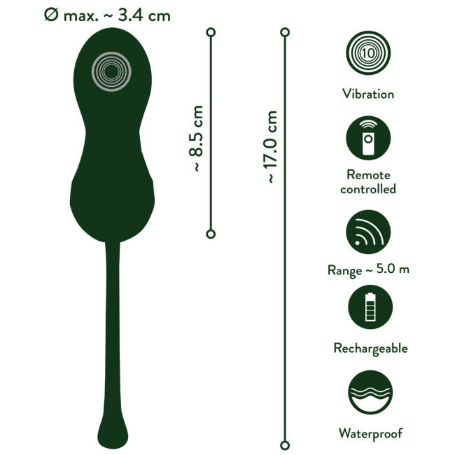 Emerald Love Luxurious RC Love Balls Green