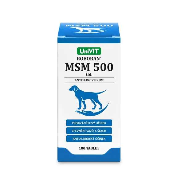 UniVIT Roboran MSM 500 for dogs 100 tablets