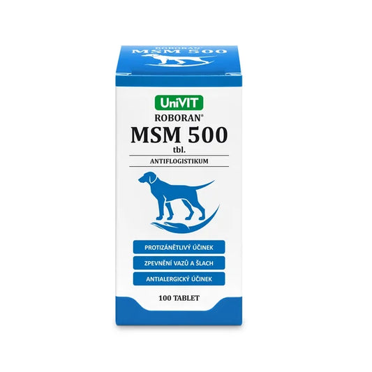 UniVIT Roboran MSM 500 for dogs 100 tablets