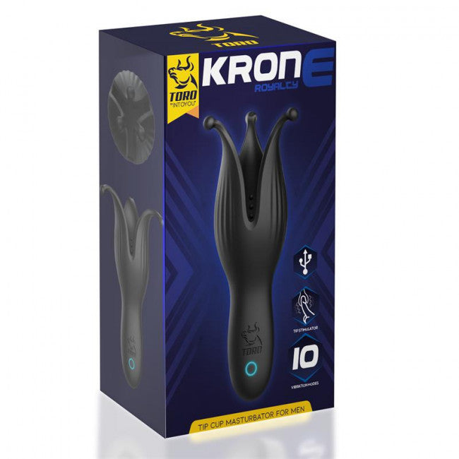 Toro Krone Tip Cup Masturbator for Men Silicone