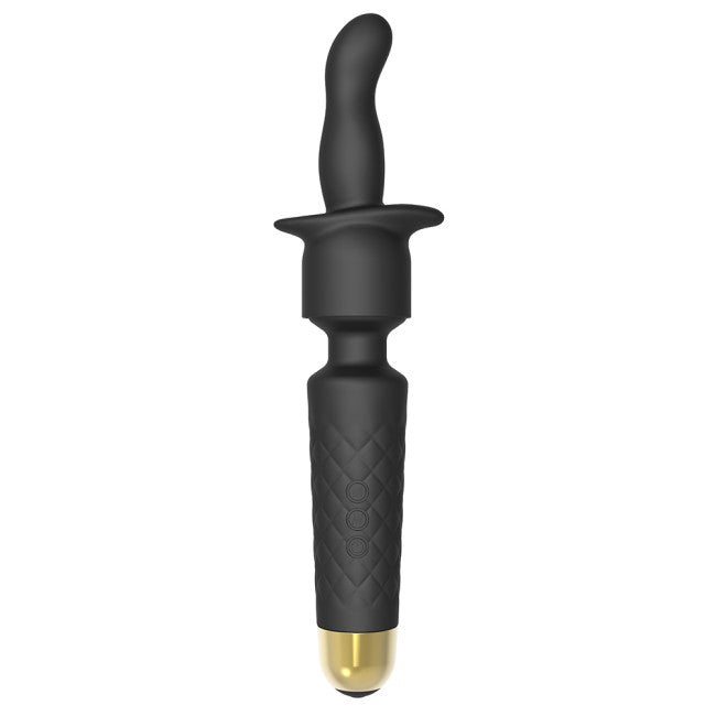 Dorcel Kit Wanderful Rechargeable Wand with Two Accessories Black