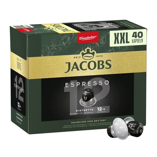 Jacobs Espresso Ristretto 12 XXL capsules 40 pcs