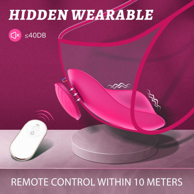 Passion Labs Vivid Wearable Vibrator with Remote Pink