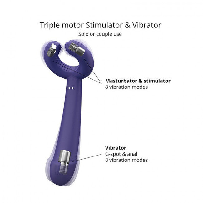 Love To Love Please Me Multi Vibrator Indigo