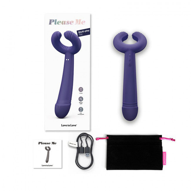 Love To Love Please Me Multi Vibrator Indigo