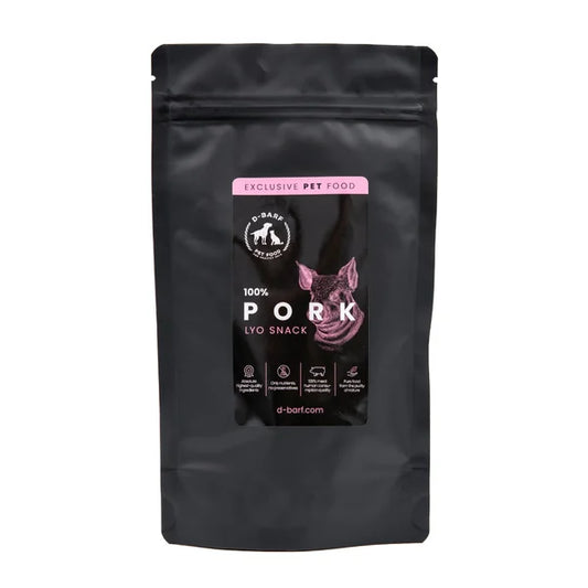 D-Barf Lyo pork pieces snack for dogs and cats 3 x 20 g
