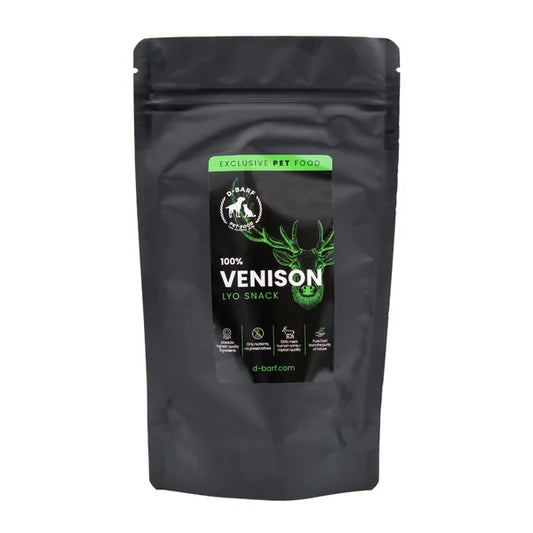 D-Barf Lyo venison pieces snack for dogs and cats 3 x 20 g