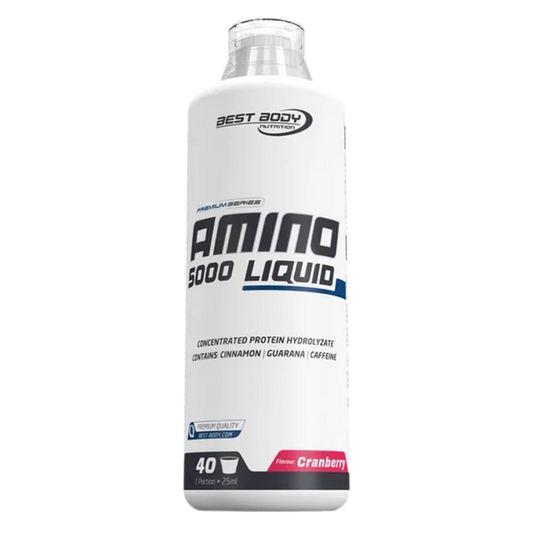 Best Body Amino liquid 5000 1000ml - cranberry