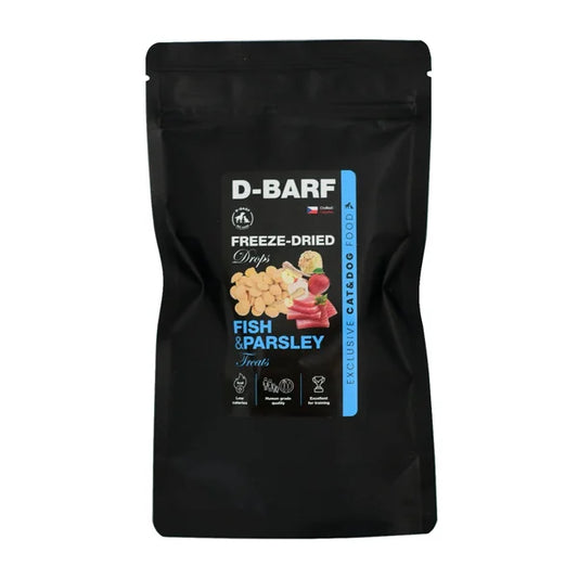 D-Barf Lyo Drops fish & parsley treat for dogs 3 x 20 g