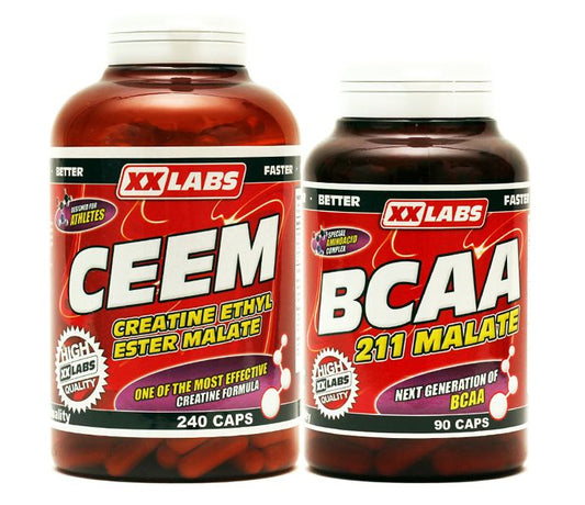 XXLABS CEEM cps.240 + 211 BCAA MALATE cps.90 FREE