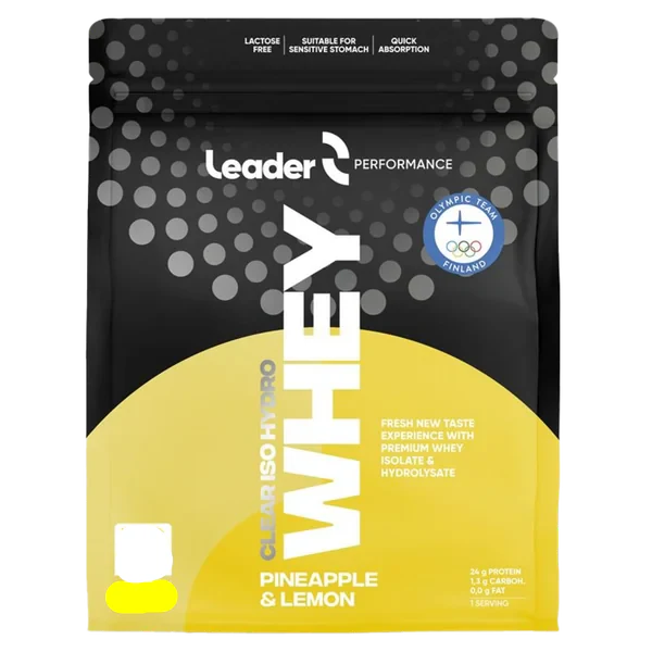 LEADER Clear Iso Hydro Whey Protein 1800g - pineapple & lemon