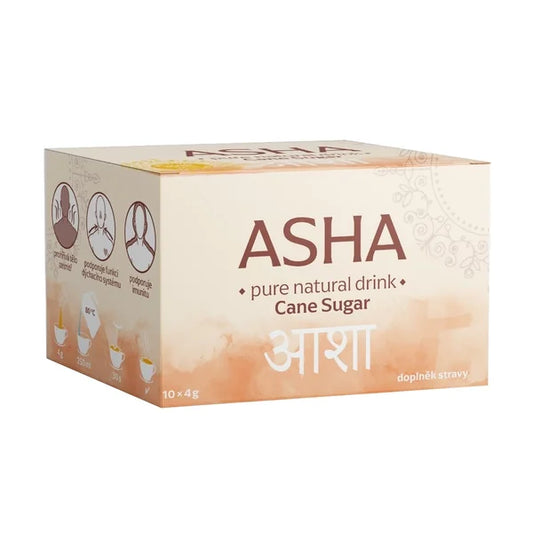 Asha Pure Natural Drink Cane sugar 10x4 g