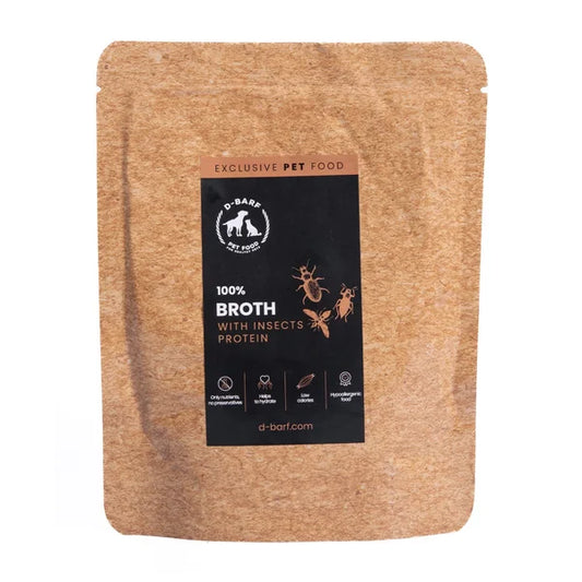 D-Barf Insect broth supplementary food for dogs and cats 200 g