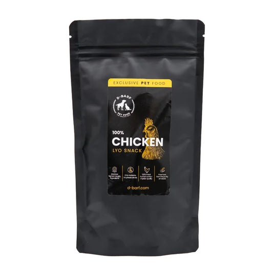 D-Barf Lyo chicken pieces snack for dogs and cats 3 x 20 g