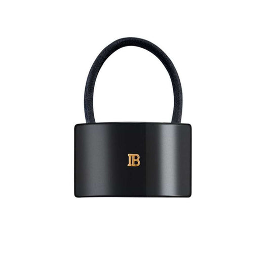 BALMAIN Elastique pour cheveux BLACK Handmade hair band