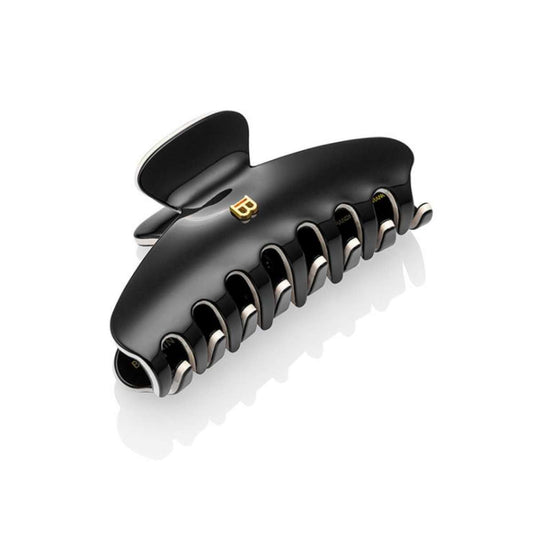 Balmain Hair Couture Cellulose Acetate Pince and Cheveux Medium Black/White Hair Clip