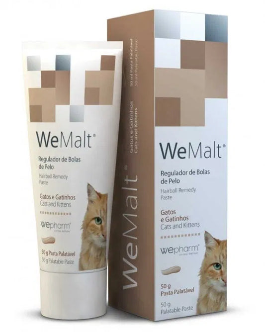 WePharm WeMalt Cats and Kittens Hairball remedy paste 50g
