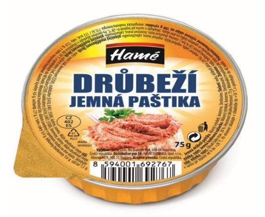 Hamé Fine poultry pate 3 x 75 g