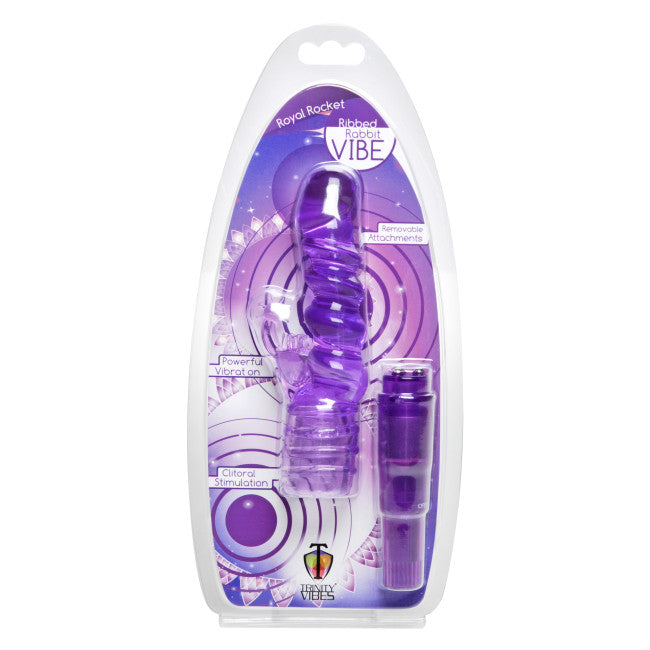Trinity Vibes Royal Rocket Ribbed Rabbit Vibe Purple