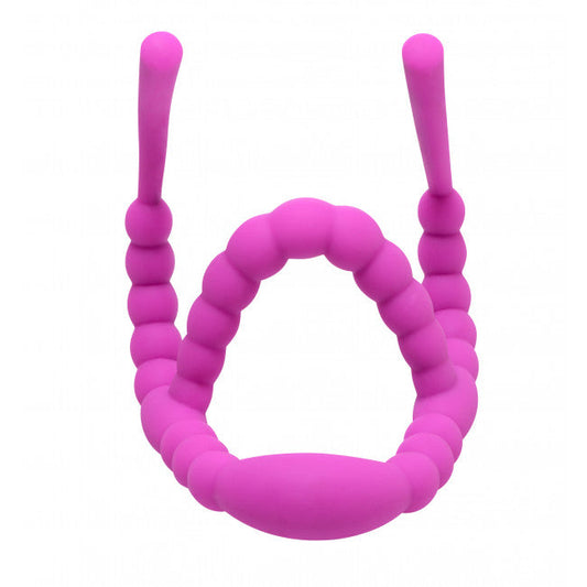 Frisky Petal Pusher Silicone Labia Spreader Pink