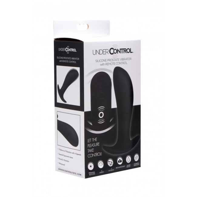 Under Control Silicone Prostate Vibrator with Remote Control
